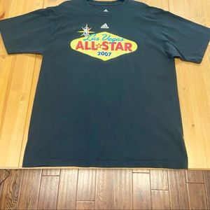 Vintage Adidas Las Vegas All Star 2007 Graphic Tee, Size L
